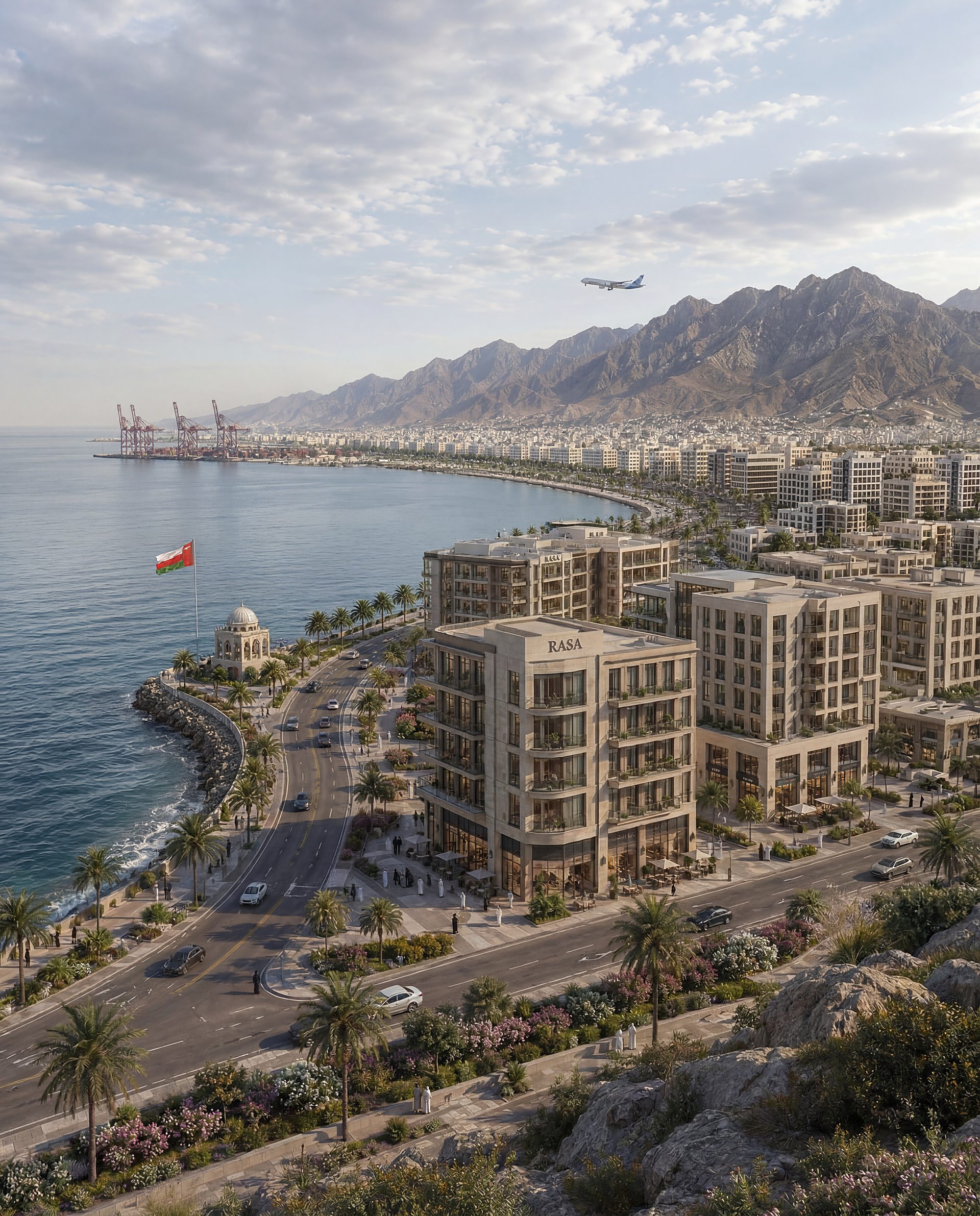 RASA on the Muttrah corniche, Muscat